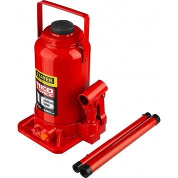 43160-16_z01 | Домкрат гидравлический бутылочный, 16т, 230-460 мм, STAYER RED FORCE-7