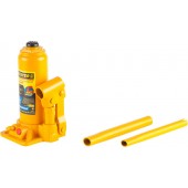 Домкрат гидравлический бутылочный, в кейсе, 5т, 195-380мм, STAYER 43160-5-K