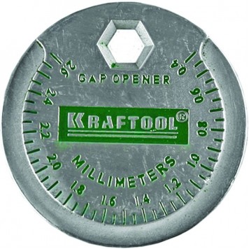 43258 | Измеритель зазора свечи с градуировкой, 0,4-2,6мм, KRAFTOOL-0