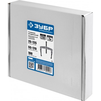 43313-170-100 | Съемник раздвижной 2-захватный с тонкими захватами, 100 мм, ЗУБР ПРОФЕССИОНАЛ-5