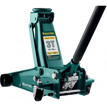 43450-3 | Домкрат гидравлический подкатной, 3т, 133-465 мм, KRAFTOOL KRAFT-LIFT-4