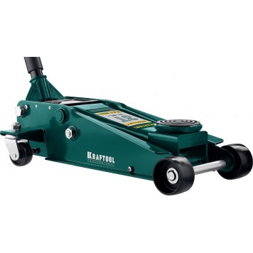 43450-3 | Домкрат гидравлический подкатной, 3т, 133-465 мм, KRAFTOOL KRAFT-LIFT-7