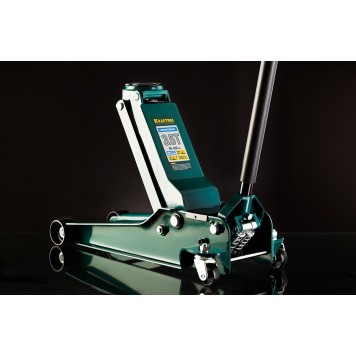 43450-3 | Домкрат гидравлический подкатной, 3т, 133-465 мм, KRAFTOOL KRAFT-LIFT-9