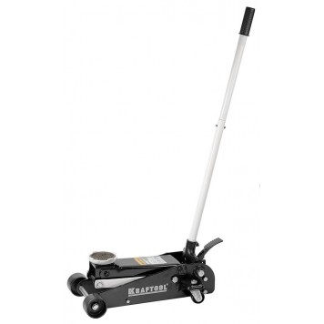 43453-3 | Домкрат гидравлический, подкатной с педалью, 3т, 140-483мм, KRAFTOOL INDUSTRIE QUALITAT-0