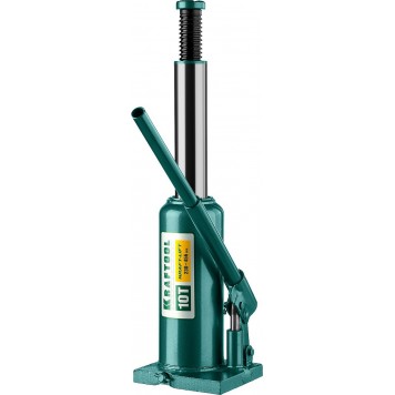 43462-10_z01 | Домкрат гидравлический бутылочный, сварной, 10т, 230-456мм, KRAFTOOL KRAFT-LIFT-5
