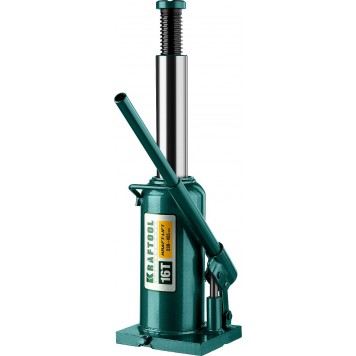 43462-16_z01 | Домкрат гидравлический бутылочный, сварной, 16т, 230-455мм, KRAFTOOL KRAFT-LIFT-5