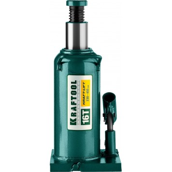 43462-16_z01 | Домкрат гидравлический бутылочный, сварной, 16т, 230-455мм, KRAFTOOL KRAFT-LIFT-6