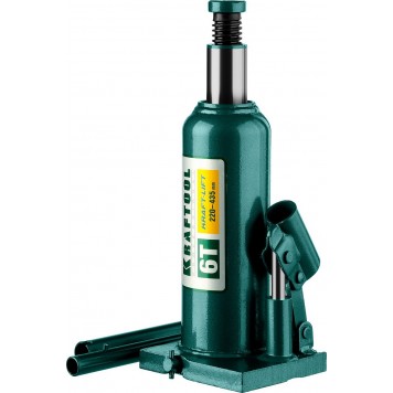 43462-6_z01 | Домкрат гидравлический бутылочный, сварной, 6т, 220-435мм, KRAFTOOL KRAFT-LIFT-0