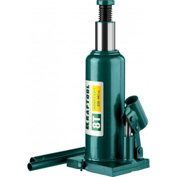43462-8_z01 | Домкрат гидравлический бутылочный, сварной, 8т, 228-447мм, KRAFTOOL KRAFT-LIFT-0