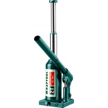 43463-2 | Домкрат гидравлический бутылочный, сварной, телескопический, 2т, 170-380мм, KRAFTOOL DOUBLE RAM-5