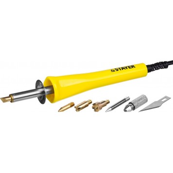 45221 | Прибор для выжигания, пайки, резки с набором насадок, 6шт, STAYER MASTER-0