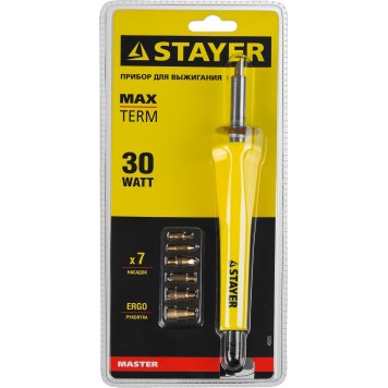45225 | Прибор для выжигания с набором насадок, 7шт, STAYER MASTER-1