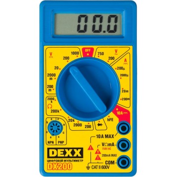 45300 | Мультиметр DX200 цифровой, DEXX-3
