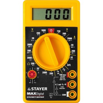 45306 | Мультиметр MAXDigital цифровой, STAYER MASTER-0