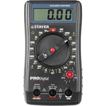 45310 | Мультиметр PRODigital цифровой, STAYER PROFESSIONAL-0