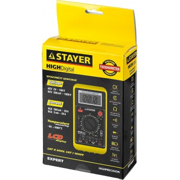 45320-T | Мультиметр HIGHDigital цифровой, STAYER EXPERT-4