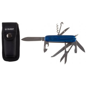 47785 | Нож складной многофункциональный, пластиковая рукоятка, "12 в 1", ЗУБР ЭКСПЕРТ-0