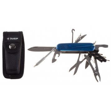 47787 | Нож складной многофункциональный, пластиковая рукоятка, "17 в 1", ЗУБР ЭКСПЕРТ-0