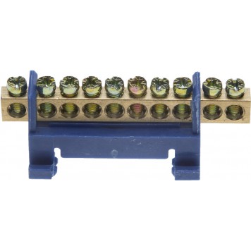 49805-12 | Шина нулевая, в изоляц оболочке, 6х9мм, 12 полюсов, макс. ток 100А, СВЕТОЗАР-0