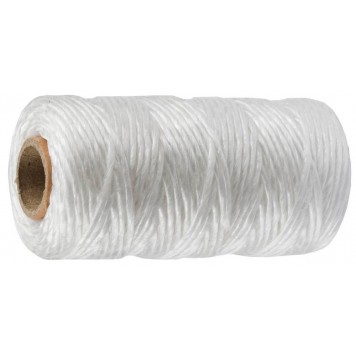 50031-060 | Шпагат многоцелевой полипропиленовый, белый, d=1,8 мм, 60 м, 50 кгс, 1,2 ктекс, ЗУБР МАСТЕР-0