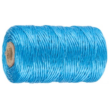 50035-060 | Шпагат многоцелевой полипропиленовый, синий, d=1,8 мм, 60 м, 50 кгс, 1,2 ктекс, ЗУБР МАСТЕР-0