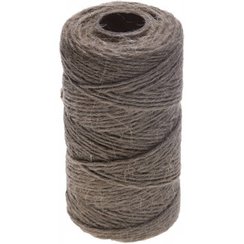 50120-090 | Шпагат джутовый, 4-ниточный, d=1,2 мм, 90 м, 24 кгс, 1,12 ктекс, ЗУБР МАСТЕР-0