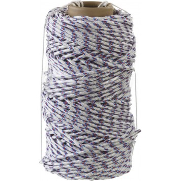 50215-06 | Фал плетёный полипропиленовый 16-прядный с полипропиленовым сердечником, диаметр 6 мм, бухта 100 м, 320 кгс, СИБИН-0