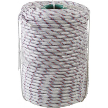 50215-10 | Фал плетёный полипропиленовый 24-прядный с полипропиленовым сердечником, диаметр 10 мм, бухта 100 м, 700 кгс, СИБИН-0