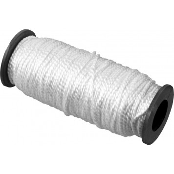 50527 | Шнур кручёный капроновый, диаметр - 2 мм, длина - 50 м (катушка), 70 кгс, СИБИН-0