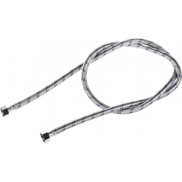 51005-G/G-150 | Подводка гибкая для воды, оплетка из нержавеющей стали, г/г 1/2" - 1,5м, ЗУБР ЭКСПЕРТ-0