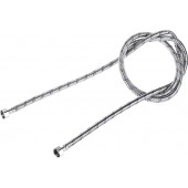 Подводка гибкая для воды, оплетка из нержавеющей стали, г/г 1/2" - 2м, ЗУБР 51005-G/G-200