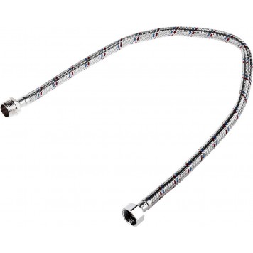 51005-G/S-060 | Подводка гибкая для воды, оплетка из нержавеющей стали, г/ш 1/2" - 0,6м, ЗУБР ЭКСПЕРТ-0