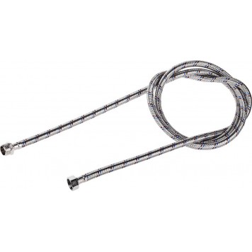 51005-G/S-200 | Подводка гибкая для воды, оплетка из нержавеющей стали, г/ш 1/2" - 2м, ЗУБР ЭКСПЕРТ-0