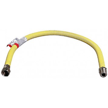 51006-G/S-150 | Подводка-сильфон для газа, нержавеющая сталь, г/ш 1/2" - 1,5м, ЗУБР ЭКСПЕРТ-0