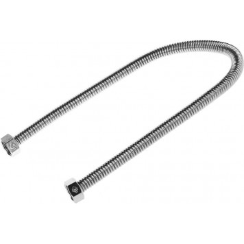 51011-G/G-060 | Подводка сильфонная из нержавеющей стали, для воды, г/г (гайка-гайка), 1/2", 0,6м, ЗУБР ЭКСПЕРТ-0