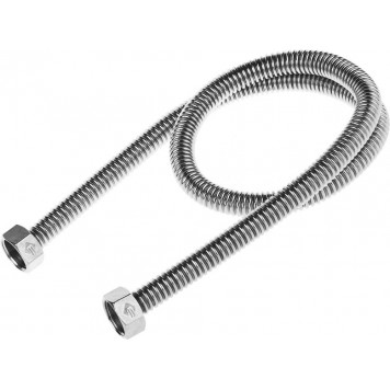 51011-G/G-080 | Подводка сильфонная из нержавеющей стали, для воды, г/г (гайка-гайка), 1/2", 0,8м, ЗУБР ЭКСПЕРТ-0
