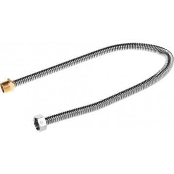 51011-G/S-060 | Подводка сильфонная из нержавеющей стали, для воды, г/ш (гайка-штуцер), 1/2", 0,6м, ЗУБР ЭКСПЕРТ-0