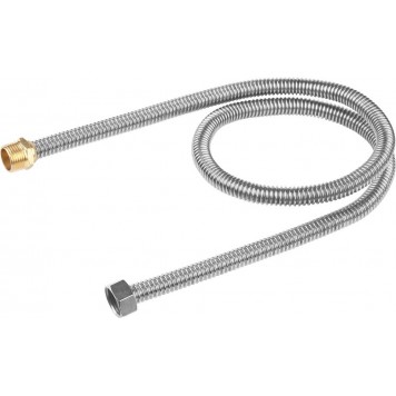 51011-G/S-100 | Подводка сильфонная из нержавеющей стали, для воды, г/ш (гайка-штуцер), 1/2", 1,0м, ЗУБР ЭКСПЕРТ-0