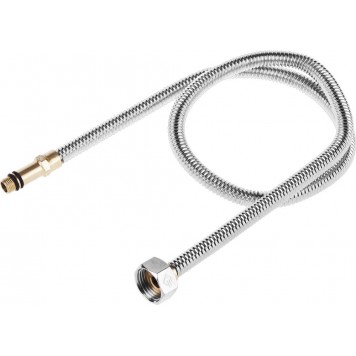 51013-080 | Подводка сильфонная из нержавеющей стали, для смесителя, удлиненная, г/ш (гайка-штуцер), 1/2", 0,8м, ЗУБР ЭКСПЕРТ-0