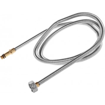 51013-150 | Подводка сильфонная из нержавеющей стали, для смесителя, удлиненная, г/ш (гайка-штуцер), 1/2", 1,5м, ЗУБР ЭКСПЕРТ-0