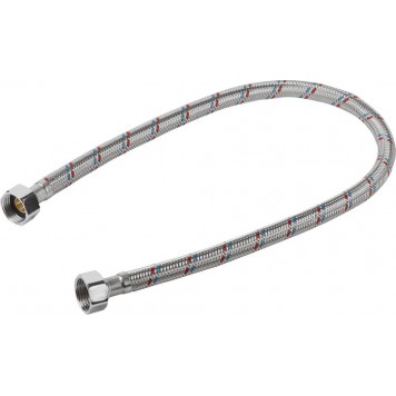51015-G/G-060 | Подводка гибкая для воды, оплетка из нержавеющей стали, г/г 1/2" - 0,6м, STAYER-0