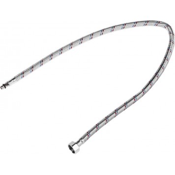 51016-080 | Подводка гибкая для воды к смесителям, оплетка из нерж стали, укороченная, г/ш 1/2" - 0,8м, STAYER-0