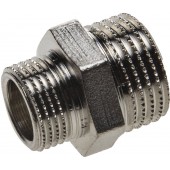 Бочонок переходной, никелированная латунь, 1/2"-3/8", GENERAL FITTINGS 51043-1/2-3/8