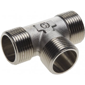 51051-1 | Тройник никелированная латунь, ш/ш/ш, 1", GENERAL FITTINGS-0