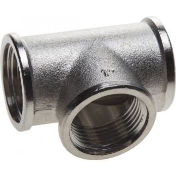 51052-1 | Тройник никелированная латунь, г/г/г, 1", GENERAL FITTINGS-0