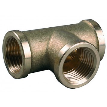 51055-3/4 | Тройник латунь, г/г/г, 3/4", GENERAL FITTINGS-0