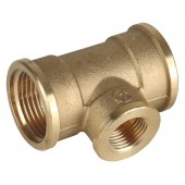 Тройник переходной, латунь, г/г/г, 1"-1/2"-1", GENERAL FITTINGS 51061-1-1/2-1