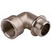 Уголок никелированная латунь, г/ш, 1/2", GENERAL FITTINGS 51071-G/S-1/2