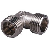 Уголок никелированная латунь, ш/ш, 1/2", GENERAL FITTINGS 51071-S/S-1/2