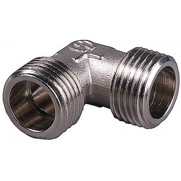 51071-S/S-1/2 | Уголок никелированная латунь, ш/ш, 1/2", GENERAL FITTINGS-0